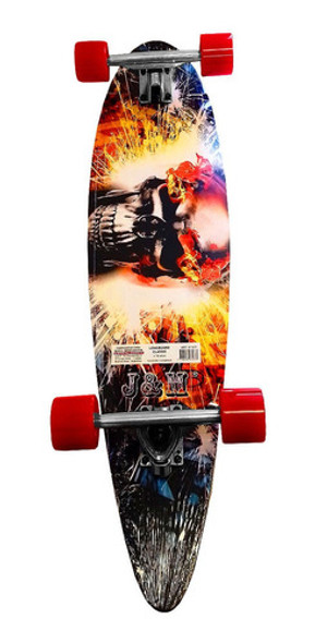 Patineta Skate Longboard Completo Deluxe 1