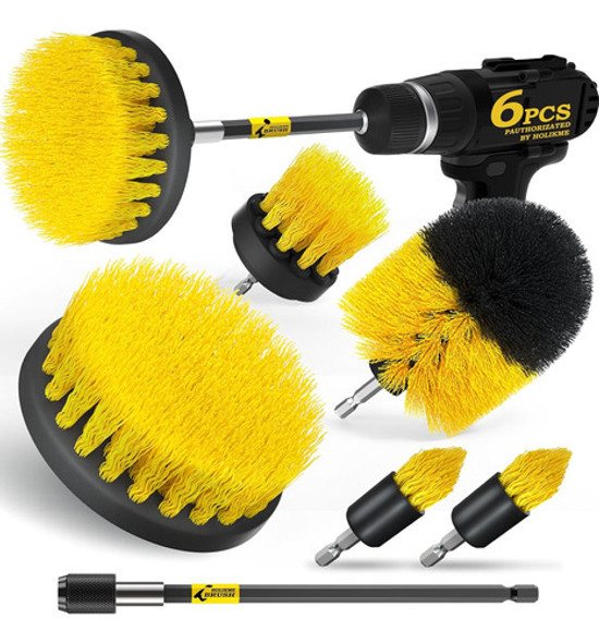 Kit De 5 Cepillos De Limpieza Para Superficies De Baño Y Coc 0