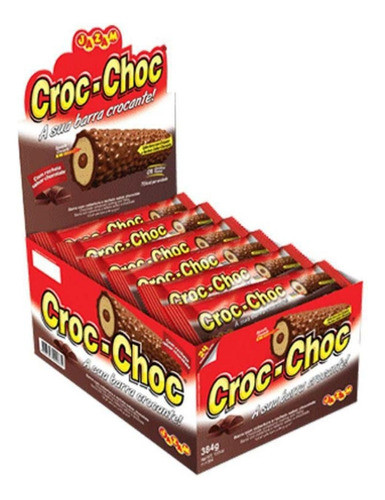 Barra De Chocolate Rellena Croc Choc X 24 Unidades 0