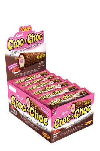 Barra De Chocolate Rellena Croc Choc X 24 Unidades 1