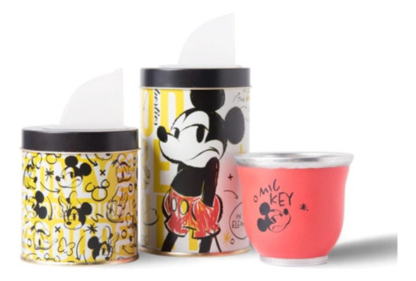 Ppr Set De Mate Deluxe Mickey Disney Mate Yerbera Azucarera 0