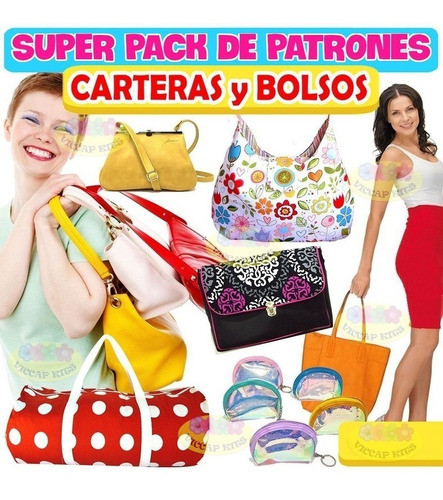 Patrones Bolsos Carteras Billeteras Imprimibles Mochilas Ui 1