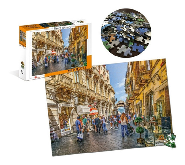Puzzle Corso Umberto Taormina Italia Calle 500 Piezas 0