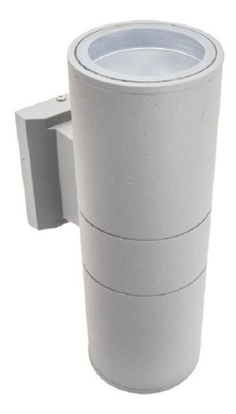 Spot / Aplique Bidireccional Pared Para 2 E27 - 26 Cm Gris 0