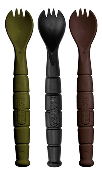 ~? Kabar - Field Kit Spork/knife - 3 Pac Con 1 Od Green - 1 1