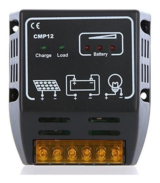 Controlador Solar Yueton 10 Amperios 12 Voltios 24 Voltios D 1