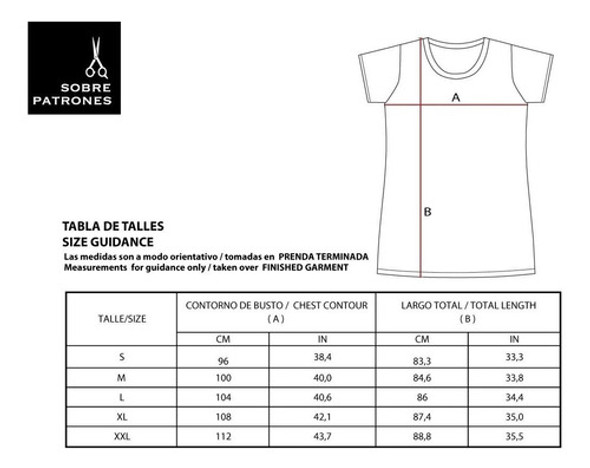 Molde De Costura, Patron Remeron Camison Dama, Imprimible 1