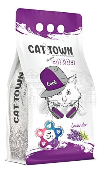 Cat Town Arena Sanitaria Aglomerante 20l Simil Canada Piedra 1