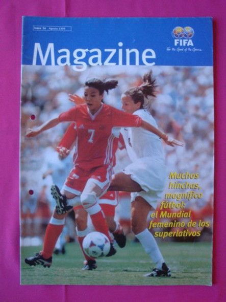 Revista Magazine Fifa, Agosto 1999 0 Revista Magazine Fifa, Agosto 1999 0