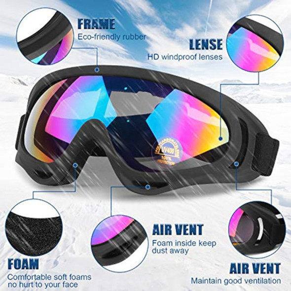 Dapaser 4 Pack Ski Goggles, Winter Sport Goggles 1 Dapaser 4 Pack Ski Goggles, Winter Sport Goggles 1