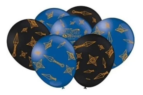 Globos Narutos   25 Unidades 0 Globos Narutos   25 Unidades 0