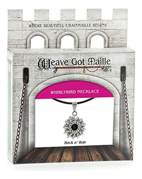 Tejido Got Maille Whirlybird Chain Maille Necklace Kit, Rock 0