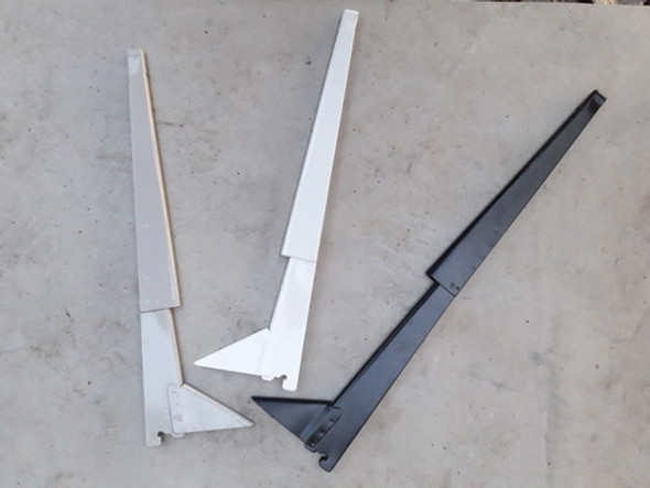 Mensulas Metalicas Para Riel Doble Enganche 57 Cm Reforzada 0