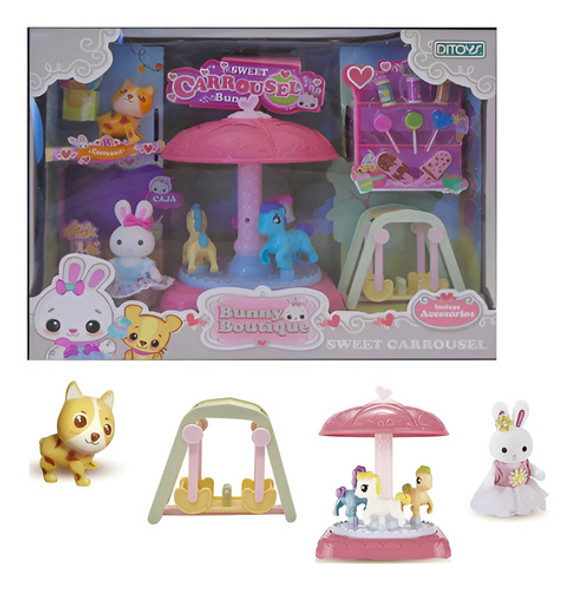Bunny Boutique Sweet Carrousel Mascota Accesorios Ditoys 0