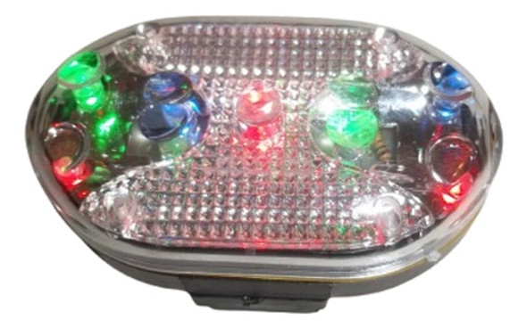 Luz Multicolor Y Multifunción 9 Led Para Bicicletas 0 Luz Multicolor Y Multifunción 9 Led Para Bicicletas 0