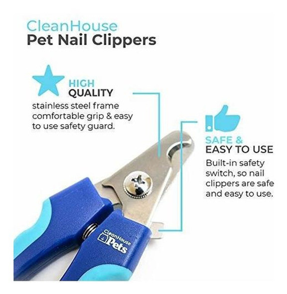 Cortauñas Para Mascotas, Perro Gato Acero Inoxidable 1