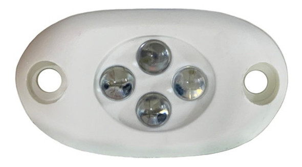Luz De Cortesia Em Abs 4 Leds Azul 12 V Oval 10 Unidades 1