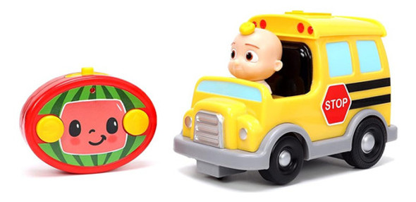 Jada Toys Cocomelon 7.5  Autobús Escolar Rc Coche De Control 0