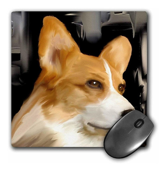 3drose Llc 8 x 8 x 0.25 inches Corgi 4068 mouse Pad (mp _ 0