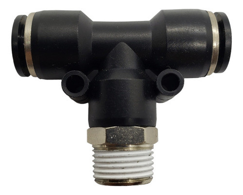 Conector Rápido Neumático Tee Rosca 1/4 Bspt Diam Tubo 10 Mm 0