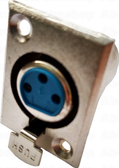 Pack 5x Conector Xlr Para Chasis Hembra Panel-p 0