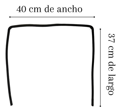 Burlete Puerta De Cocina De 60cm De Ancho Longvie 40 X 36 1