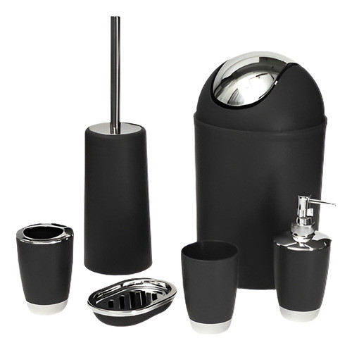 6x / Set Accesorio Para Baño Tumbler Portacepillos Bin Dispe 0