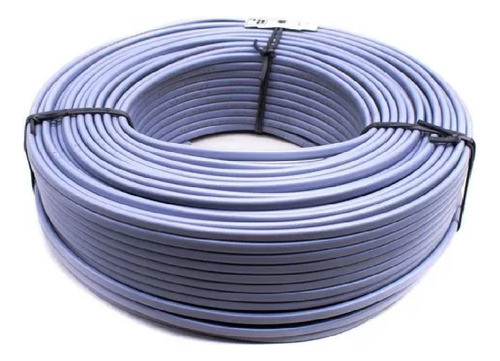 Cable Super Plastico Flexible 2 X 6 Gris X Rollo 100 Mt K37 0