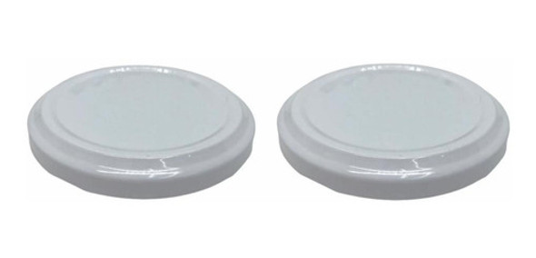 Tapa Frasco Mermelada Axial Rosca Metalica 63mm Blanca X100 0