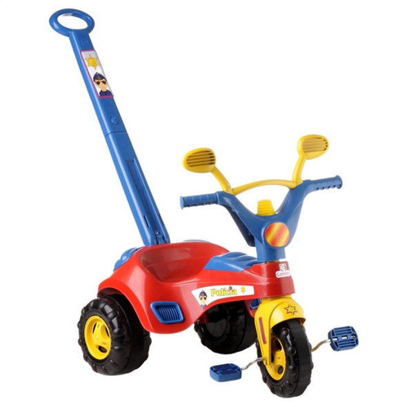 Triciclo Infantil Velotrol Policial Bike Menino Haste 0