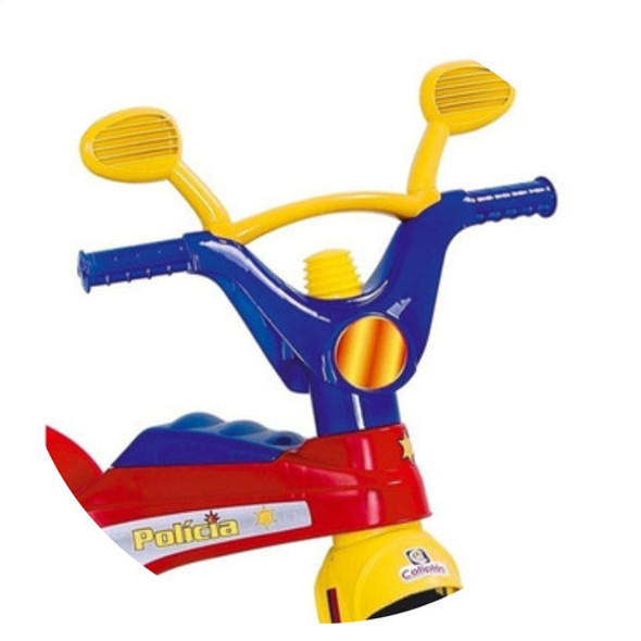 Triciclo Infantil Velotrol Policial Bike Menino Haste 1