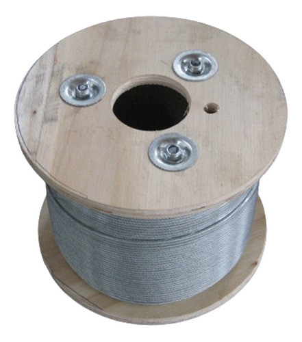 Cable De Acero Galvanizado 2mm, 6x7+1  Rollo X 100mts Connor 1