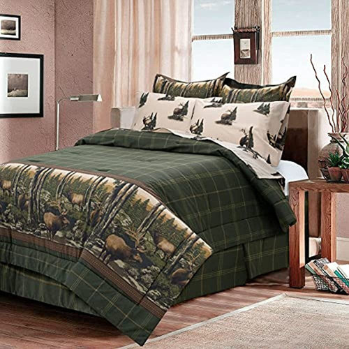 Canto Azul Comercio Montaña Rocosa Juego De Cama Completo Te 1