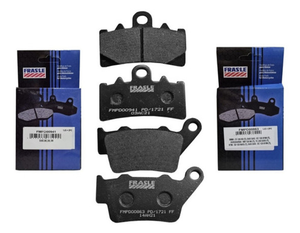 Juego Kit Pastillas Freno Ktm Duke 200 390 Frasle - Gaona 0