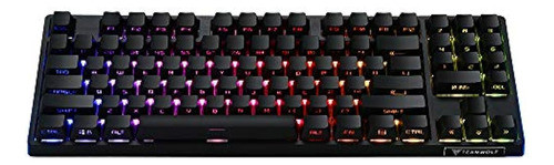 Teclado Mecánico Para Juegos, Teamwolf 89 Teclas Interruptor 0