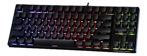 Teclado Mecánico Para Juegos, Teamwolf 89 Teclas Interruptor 1