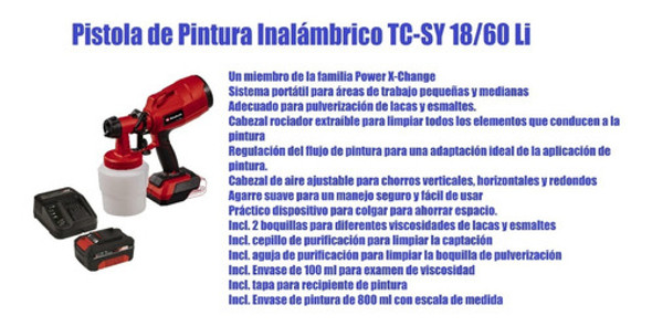 Maquina Equipo Para Pintar Inalambrico+cargador+bateria 4ah 1
