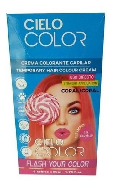 Tintura Fantasia  Cielo Color Otowil Coral Lefemme 1