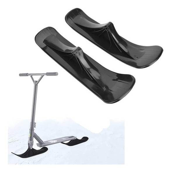 Moonase 2pcs Snow Scooter Ski Skate Board Sled Conversion Ki 0