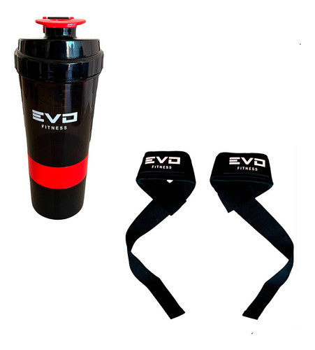 Straps + Vaso Shaker De Gimnasio Gym Crossfit Entrenamiento 0