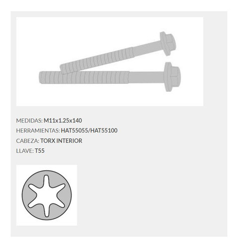 Bulones Tornillos Tapa De Cilindro Chevrolet Astra 2.0 8v 1