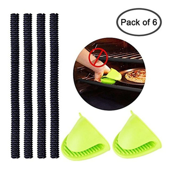 Danzix Horno Rack Shields 4 Pack Silicone Oven Shelf Rack Gu 1 Danzix Horno Rack Shields 4 Pack Silicone Oven Shelf Rack Gu 1