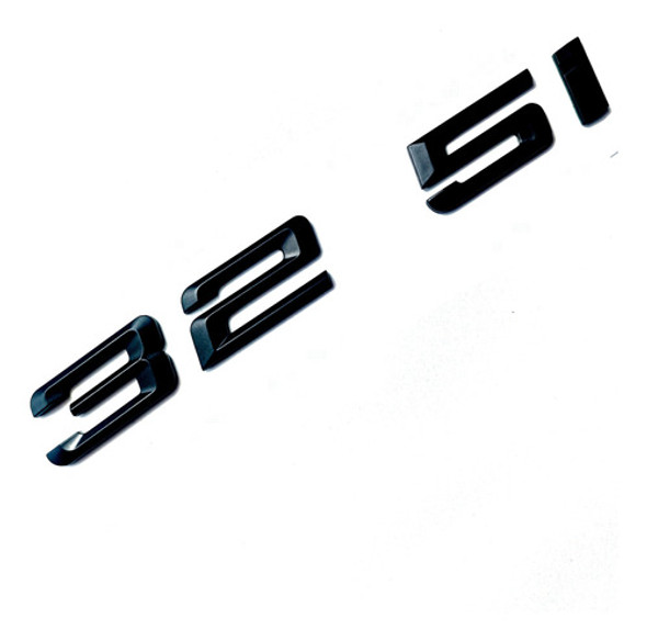 Emblema Insignia Bmw 325i Mate Black Negro Mate 0