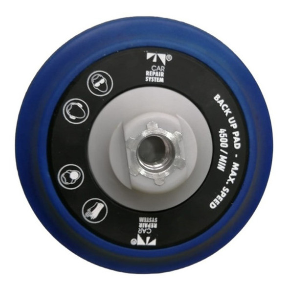 Plato Flexible Pulidora 6 Pulgadas Rosca14mm Carrepairsystem 0