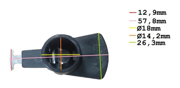 Rotor De Distribuidor Motor Toyota 4y Nafta 1