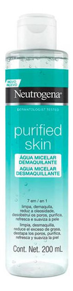 Agua Micelar Neutrogena Purified Skin 200 Ml 0 Agua Micelar Neutrogena Purified Skin 200 Ml 0