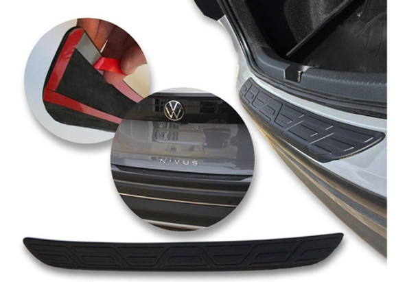 Accesorio Goma Paragolpe Cobertor Trasero De Vw Nivus 2023 0