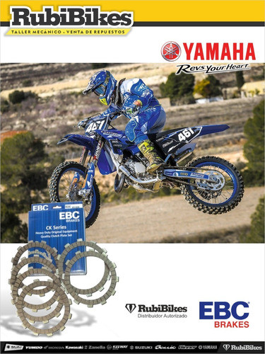 Discos De Embrague Yamaha Yz 125 Con Discos Separadores 1