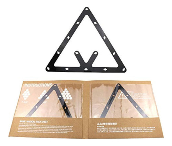 Itrolle Magic Ball Rack 6pcs Billar Triángulo 1
