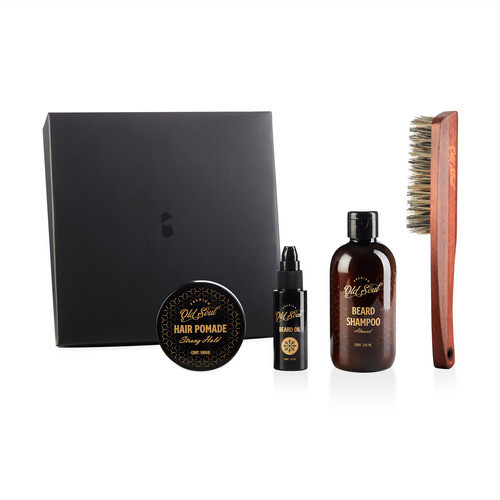 Set Barba Con Cepillo Y Pomada Old Soul 0